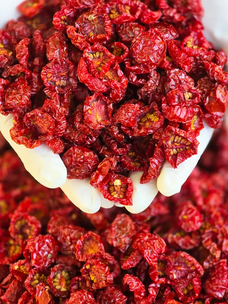 قیمت عمده گوجه خشک گیلاسی آفتابی/سنتی تمیز و یکنواخت