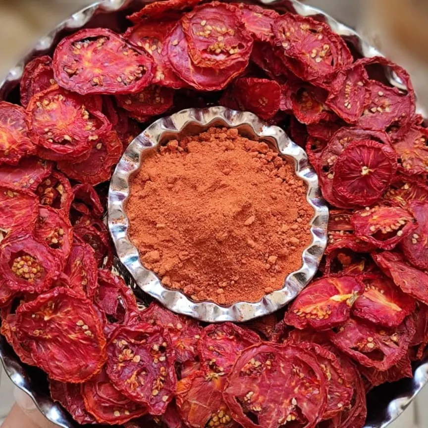 پودر گوجه خشک محلی بدون مواد نگهدارنده و مواد افزودنی
